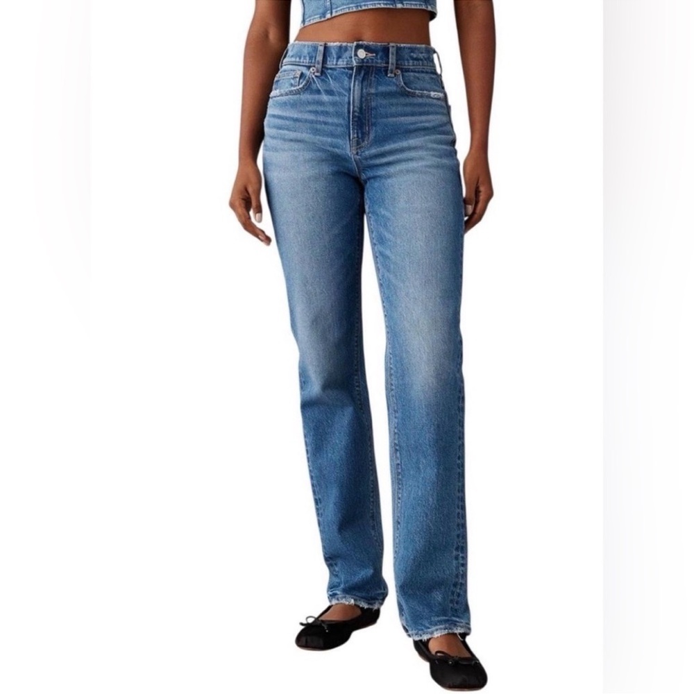American Eagle Outfitters Light Blue Straight Jeans